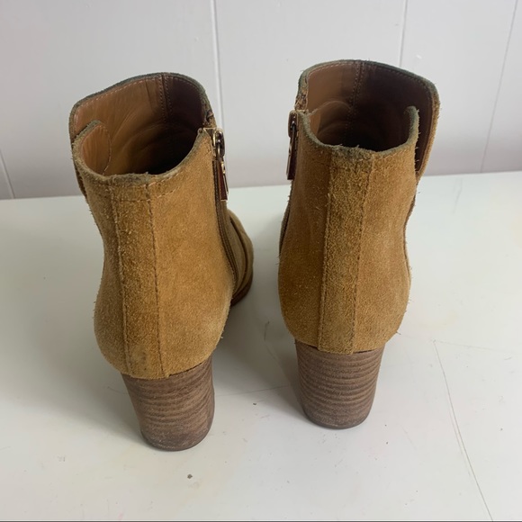 Tory Burch sabe camel suede leather booties - Picture 7 of 9